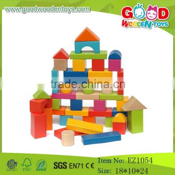 2015 New Educational Wooden Colorful Building Blocks With Barrel                        
                                                Quality Choice