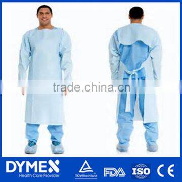 Thumb up Disposable Nonwoven Latex Free Isolation Gown