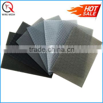 304 black powder coated stainless steel wire mesh