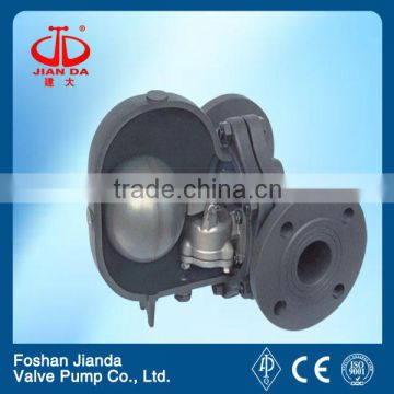 flange type lever floating ball steam trap valve pn25