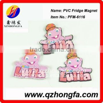 Promotional 3D Customized Soft PVC Fridge Magnet (Item No.:PFM-6116)
