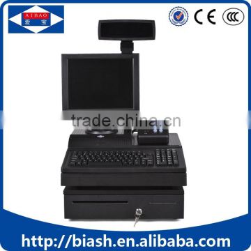 Fanless all in one POS terminal / cash register / EPOS with 1037U/ P350