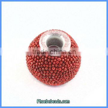 Wholesale Hot Indonesia Red Resin Beads For Jewelry Making PCB-M100546