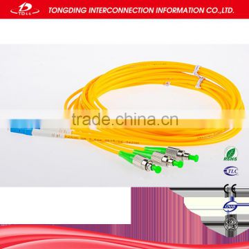 factory supply best quality lc blue color sm fiber optic pigtail