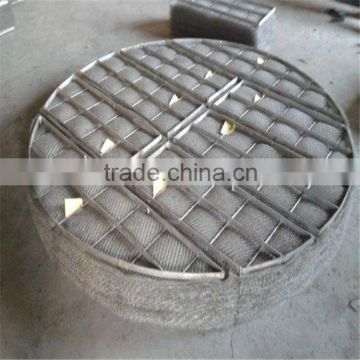 Stainless steel demister pads with knitted mesh for filters
