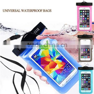 2016 Hot High quality cheap pvc phone waterproof case/cell phone waterproof dry bag/floating waterproof phone bag