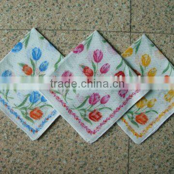 flower series handkerchief