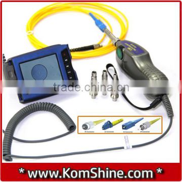 High Performance Fiber End Face Inspection Probe Komshine KIP-500V Fiber Optic MicroScope Video Inspection Probe and Display