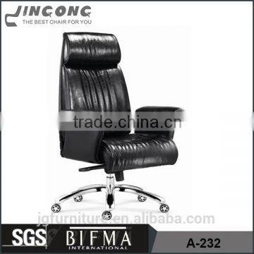 Fashion new foam swivel pu leather boss chair