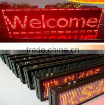 Shenzhen outdoor equipment outdoor P10 single color led programmable sign