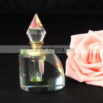 3ml pocket small empty crystal perfume bottle