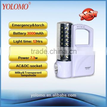 potable SMD led emergency light with torch