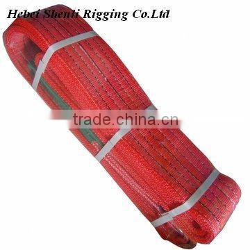 red best polyester JB webbing sling lifting strap