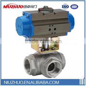 Wholesale Pneumatic three ball valve buy direct from China factory