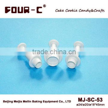 Round fondant/pastry plunger cutters,high quality fondant tools