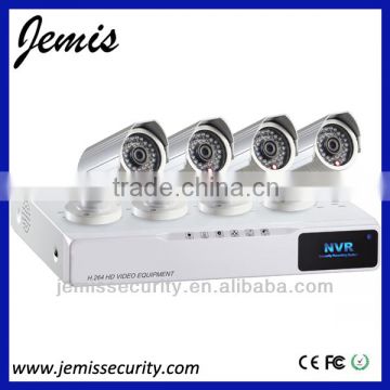 Email Alarm, Motion Detection, Night Vision IP Camera H.264 720P 4CH CCTV NVR Kits