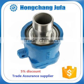 50A ductile iron pipe fitting coolant water rotary joint for machine