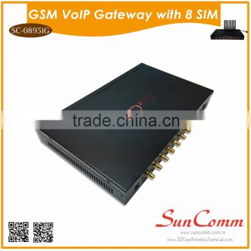 SC-0895iG SIP connection Pin code modified GSM Quad band VoIP Gateway