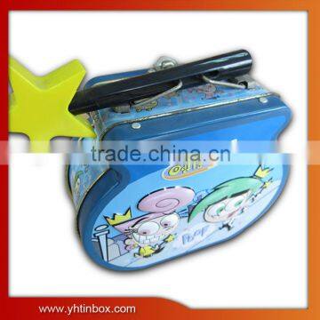 cute tin box with handle