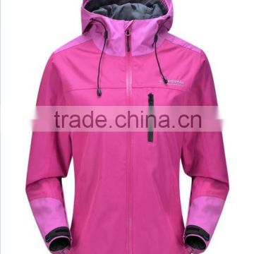 2014 china manufacturer design women's hardshell jacket