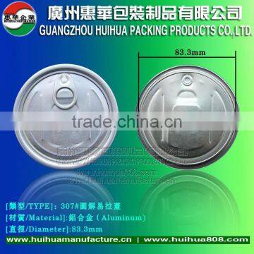 307 food grade aluminum easy open end