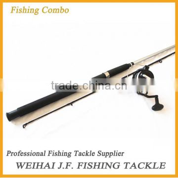 2.1M Fishing Rod and Reel Combo Set with Spinning Fishing Rod