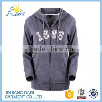 Wholesale Zipper Hoodies Fashion Boy Girl 2016 Newest DFH-Z012 100% Polyester Fleece Hoodies