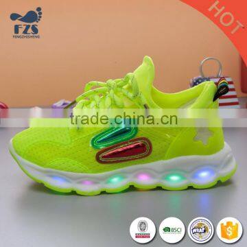 2017 kids led light shoes wholesale factory direct sale