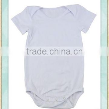 China export clothes baby boy and girls infant romper plain white color design high quality low price clothing