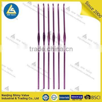 colorful single-head aluminum crochet hooks for sale