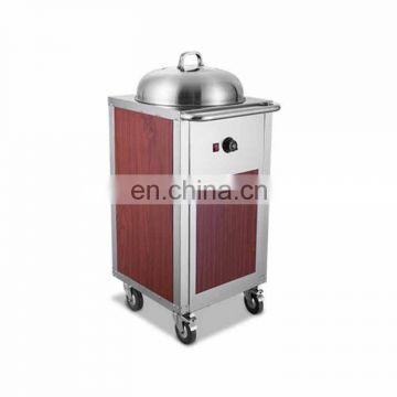 commercial plate warmer cart for restaurant kitchen equipment