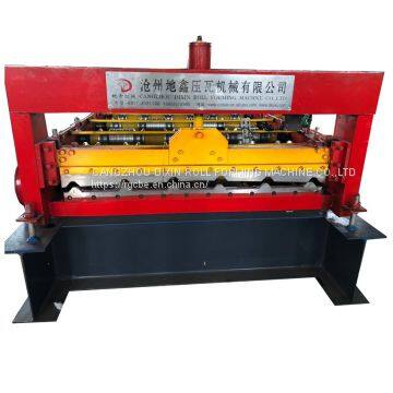 Trapezoidal profile steel roofing sheets roll forming machine