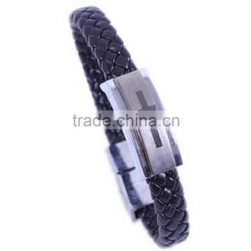 High quality Zinc Alloy Leather Charm Pendant Bracelet Wholesale