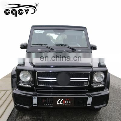 High quality pp material G63 AG style  body kit for Mercedes Benz G class W463 G500 G55 front bumper fender and side skirts