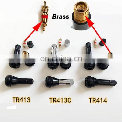 Tubeless tire valves anti leakage tyre valve Tr413 Tr414 and Tr415
