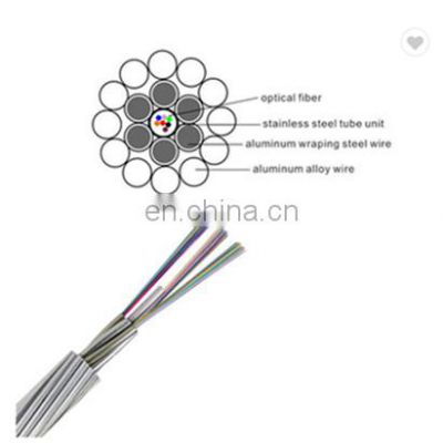 Competitive Price 24/48/96 Core Stainless Steel Cable G652D Outdoor Fiber Optic Cable China Manufacturer