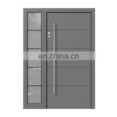 residential apartment entry doors cheap solid wood doors with glass panels grey pivot front wood doors