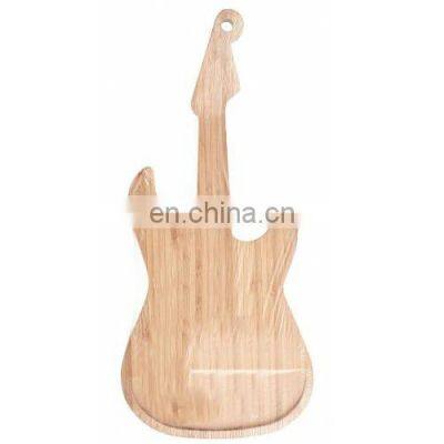 Wholesale Bamboo Guitar Cutting Board kitchen Guitar Shaped chopping block