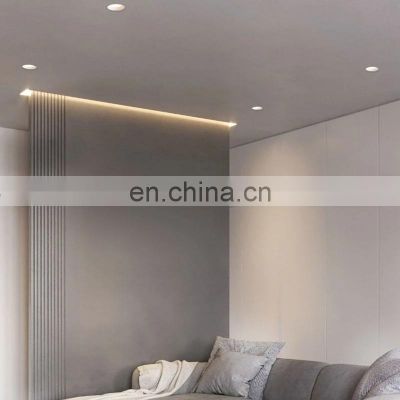 Modern Recessed Ceiling Lamp For Indoor Residential Home Commercial Decor Spotlights Lamps Round COB Led Trimless Downlights
