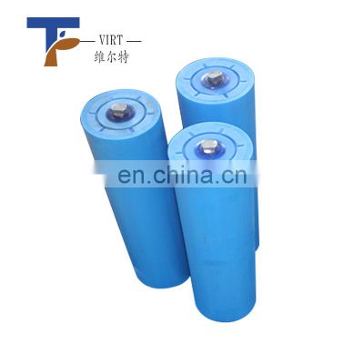 Famous Plastic Perfect painting HDPE idler roller of belt conveyor for coal mining