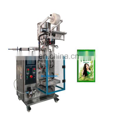Small vertical hair oil bag packing machine low cost