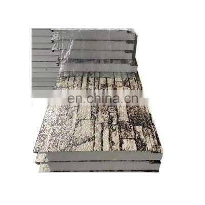 china eps rock  pu sandwich panel machine insulated  concrete forms interior wall metal composite eps sandwich panel