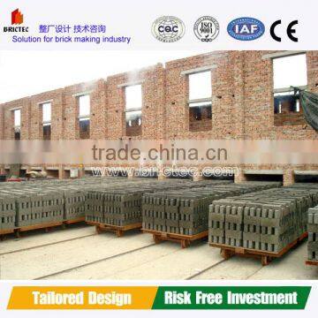 Low cost dryer machine for hollow brick making plant