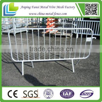 Temporary crowd control barrier, galvanized Pedestrian Barriers, french barricade