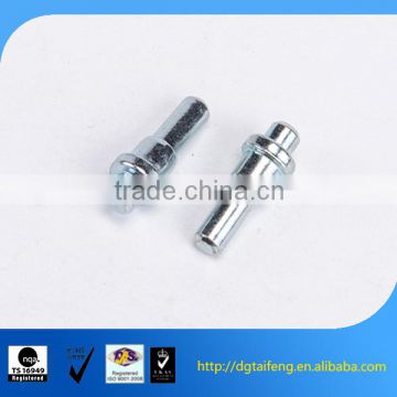 zinc plated flat head round washer screw pin