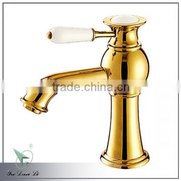 single hole deck mounted luxury basin faucet W1035M