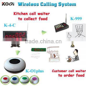 Restaurant Table Calling Button System Equipment kitchen guest call waiter service