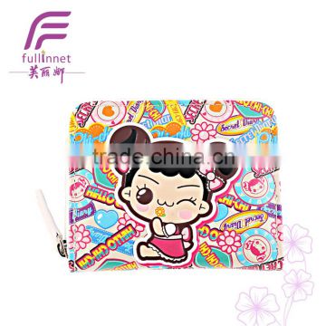 2016 New Spring Style Wholesale Girls Zipper Wallet by China Supplier