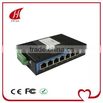 FHC2008 Eight 10/100 Base-TX DIN-Rail Industrial Ethernet Switch