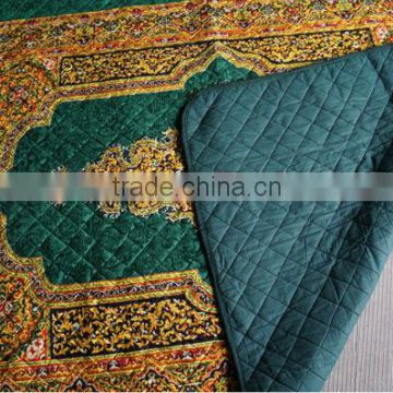 100% polyester emboss quilt carpet with 2 side lace